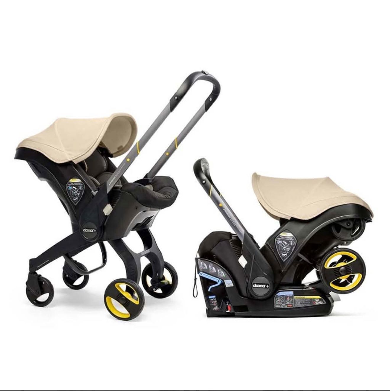 Doona Car Seat & Stroller Combo – Lightly Used – Beige