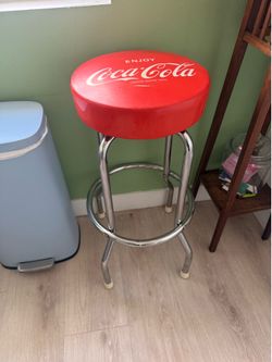 Vintage Coca-Cola barstool