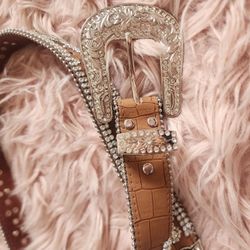 Angel Ranch Leather Belt