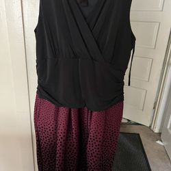 Prom Dress Black And Burgundy 