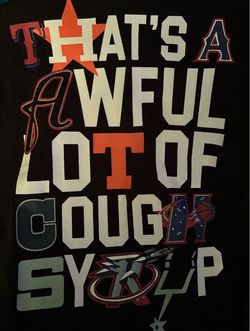 awful lot of cough syrup tee