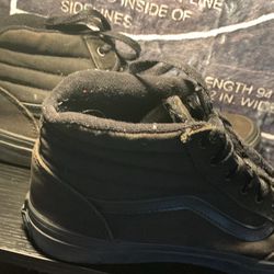 Black High top vans (No box)