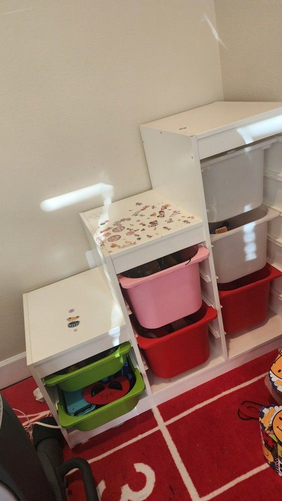Toys organizer Storage Trofast Ikea With Boxes
