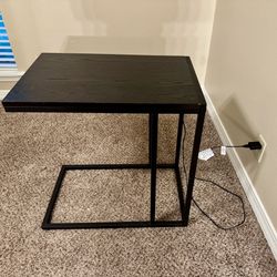 Side Table With USB Port 