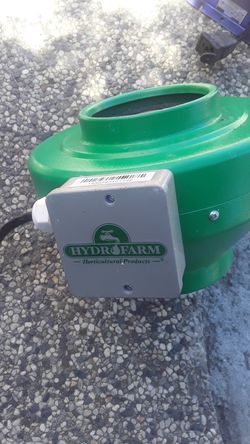 Hydro farm 6 inch fan for grow room works great
