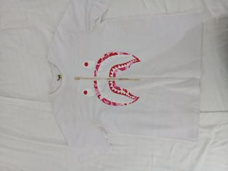 White And Pink Bape Shirt 