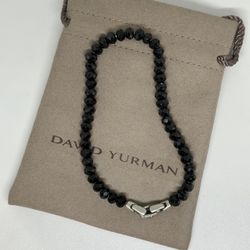 David Yurman Spiritual Beads Black Spinel Bracelet