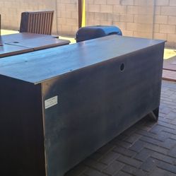 Wood tv stand storage Made In Mexico 