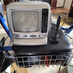 Small B & W TV And Radio