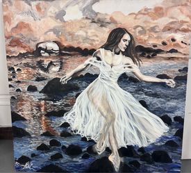 Hand painted canvas