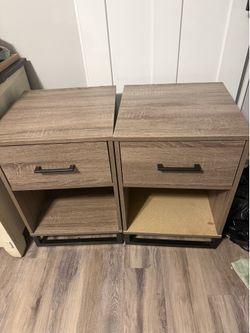 Side tables & matching coffee table