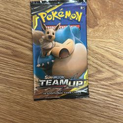 Pokemon Sun & Moon Team Up Booster Pack. Kept Safe