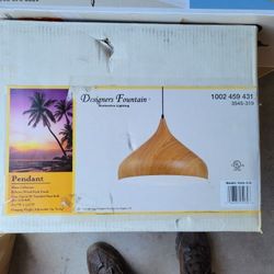 Pendant Light, Designers Fountain Hana, NEW