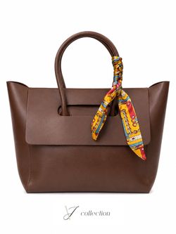 Boho faux leather tote