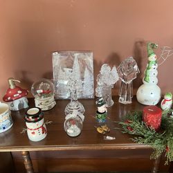 Holiday decorations prices are in the pictures .