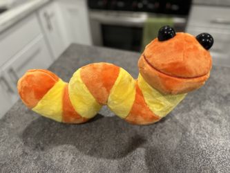 * NEW w/ tag * SLIMEY THE WORM Plush Sesame Street Rare