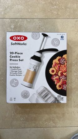 OXO SoftWorks 20-Piece Cookie Press Set