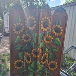 Hand Carved Room Divider 