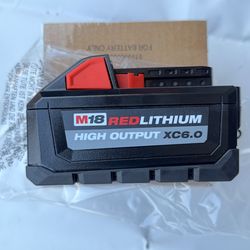 Milwaukee M18 6.0Ah High Output Battery