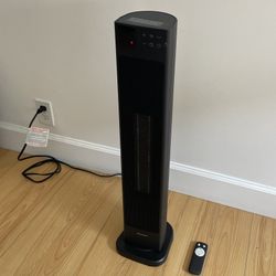 Pelonis Tower Heater with Remote – 30” Tall