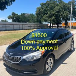 2016 Kia Forte 100% Approval 