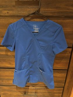 Royal Blue and Black Scrubs