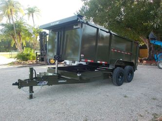 AMP 7 x 14 High Side Dump Trailer 14k
