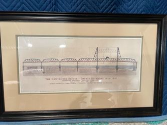 Hawthorne Bridge in Portland, Oregon art