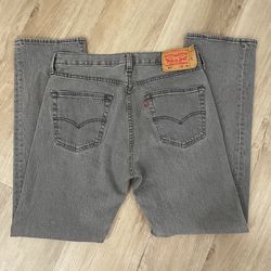 New Levi's grey straight leg jeans