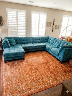 Turquoise Sectional