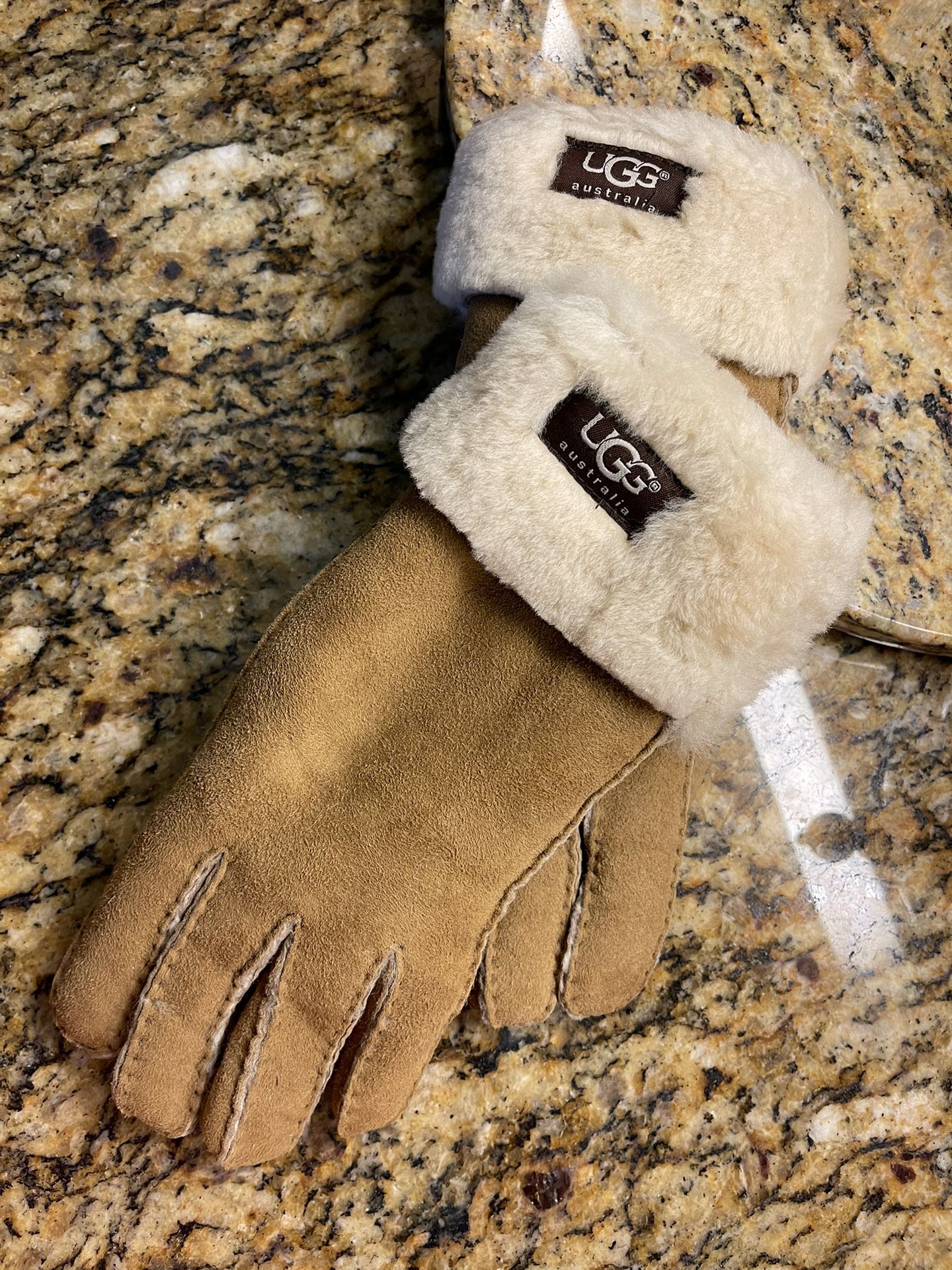 UGG Ladies Suede & Sheepskin Gloves