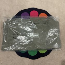 Supreme Olive Box Logo Hoodie FW25