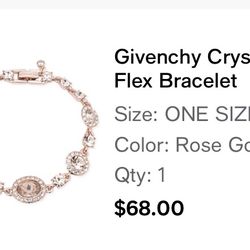 Givenchy Crystal Bracelet 