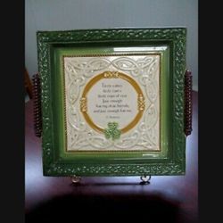 $40 Ceramic IRISH Platter With EASEL