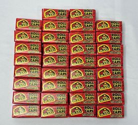 Vintage Ja-Ru 1996 Toy Super Bang Cap Rolls 34 Pack / 8,500 - New
