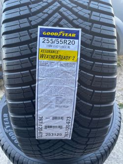 new 255/55/20 Goodyear assurance WeatherReady 2