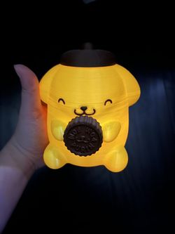 Sanrio Pompompuri Pudding Dog Night Light / Container