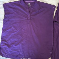 Healing Hands Purple Label Journey Women's 2-Pocket STRETCH Dolman Sleeve Mandarin Collar Scrub Top