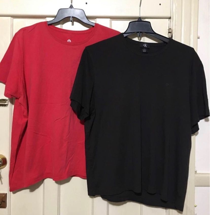 Calvin Klein& just my size Brown & Red women’s shirt size XXL