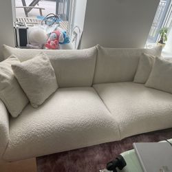 Beautiful White Sofa For Sale In Brooklyn