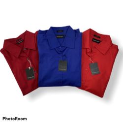Lot (3) New with tags Dunbrooke Button-Up Shirts