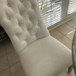 Z gallerie Glam  Mirror Dining Room Table  Restoration Hardware Custom Chairs