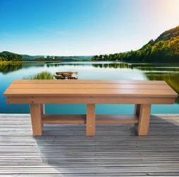 New 3 Seater Rustic Outdoor Bench