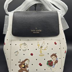 Kate Spade Beauty & The Beast Backpack Purse 