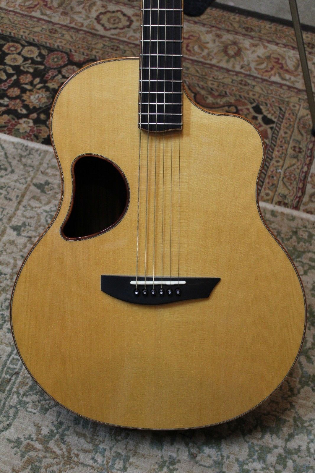 McPherson Custom MG 3.5 Guitar, Striped Macassar Ebony back and sides/Engelmann Spruce top. 