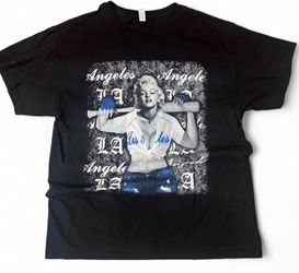 Black Marilyn Monroe Tee Size L