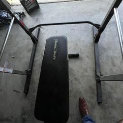 Weight Bench  And Weights 