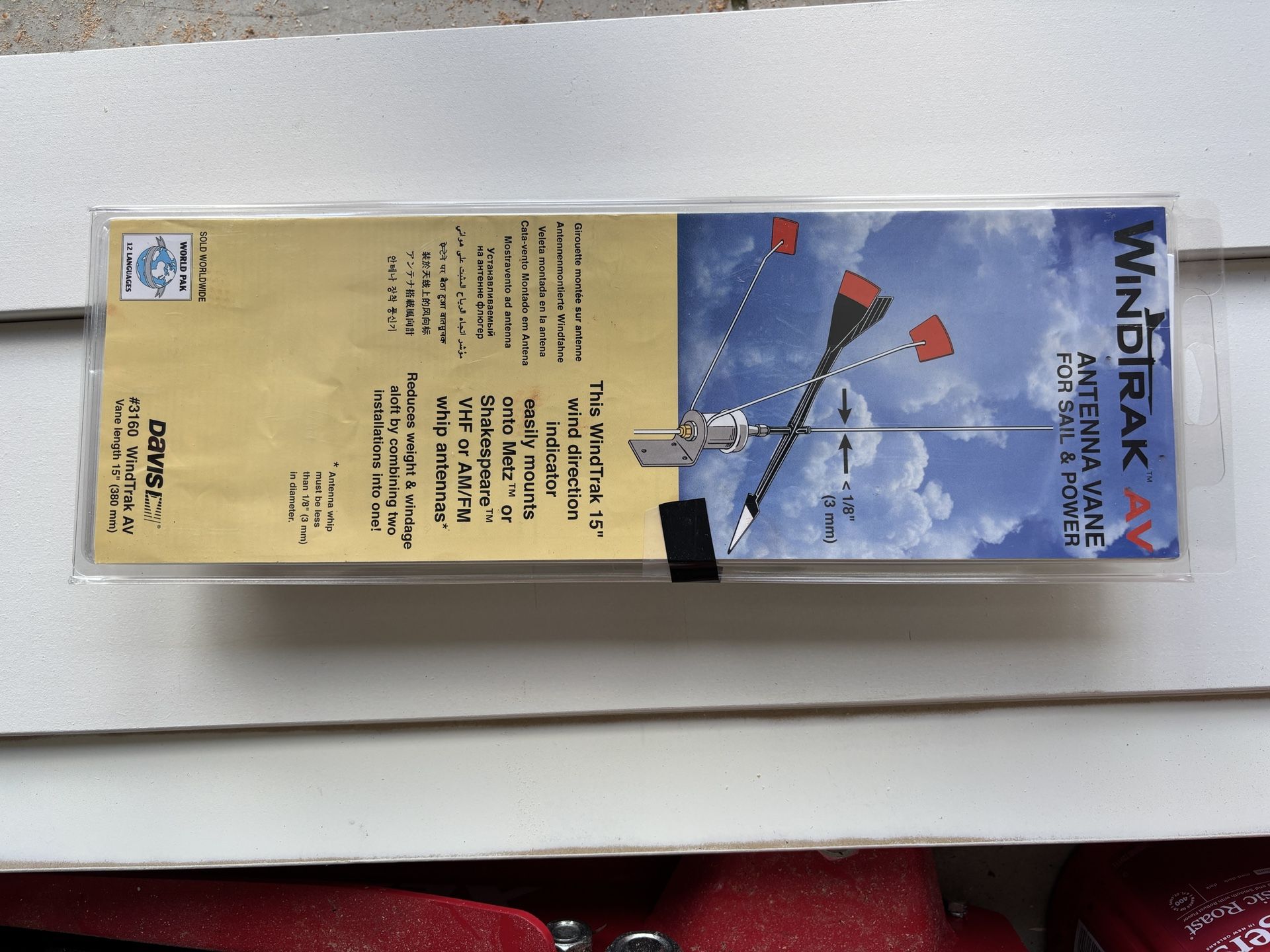 WindTrakâ„¢ AV Antenna Mount Wind Vane - SKU 3160