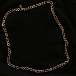 Gold Figaro Chain Necklace 