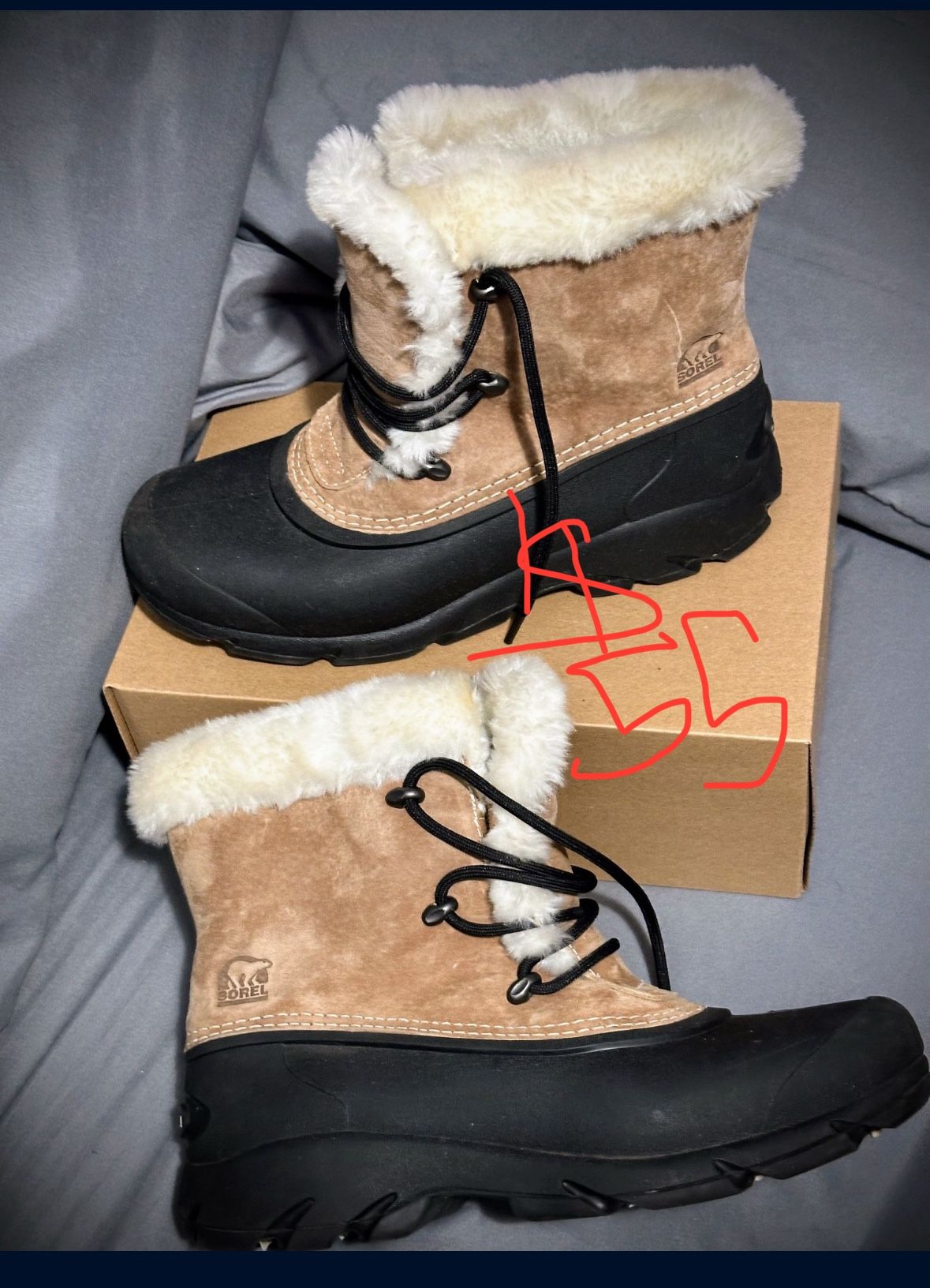 $55 Size 9 Women’s Sorel Snow Angel Boot